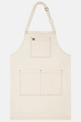 Ada - Twill Apron in Ecru