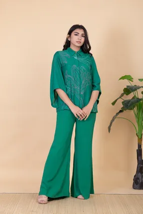Chambray & Co.'S Emma Vegan Silk Coord Set
