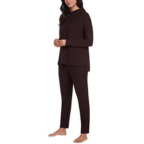 Max & Mia Women's 2 Piece Super Soft Live In Lounge Pajama Set